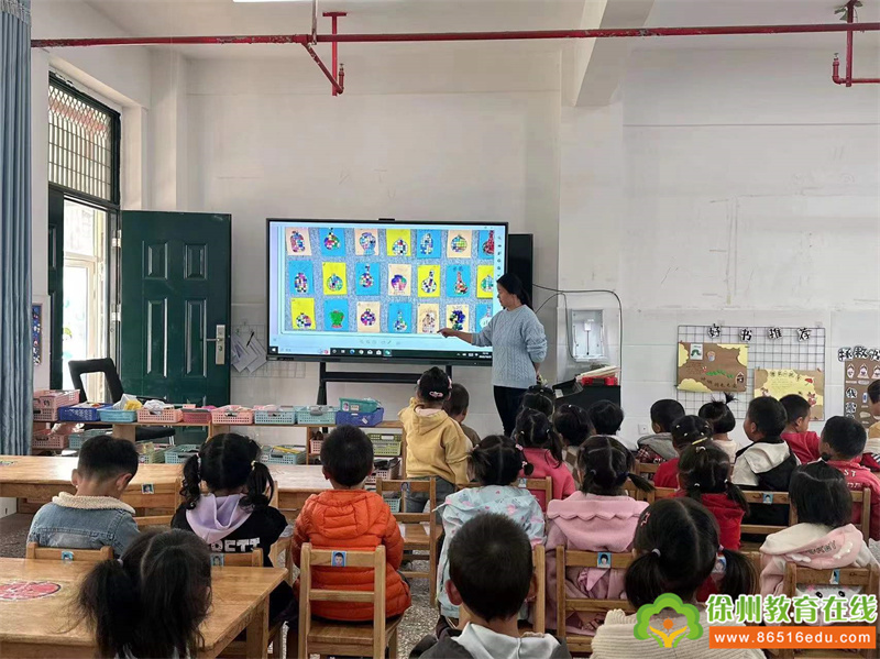 童心童画，快乐涂鸦——单集镇贺庄幼儿园小班涂色活动