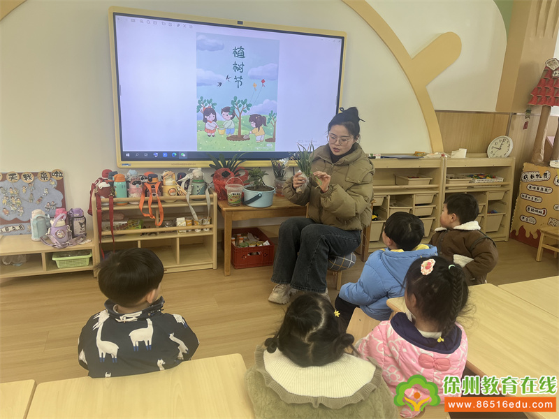 “植”此青绿，“树”你最棒——大许镇中心幼儿园植树节活动