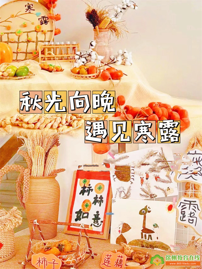 徐州市第二实验幼儿园寒露节气报道