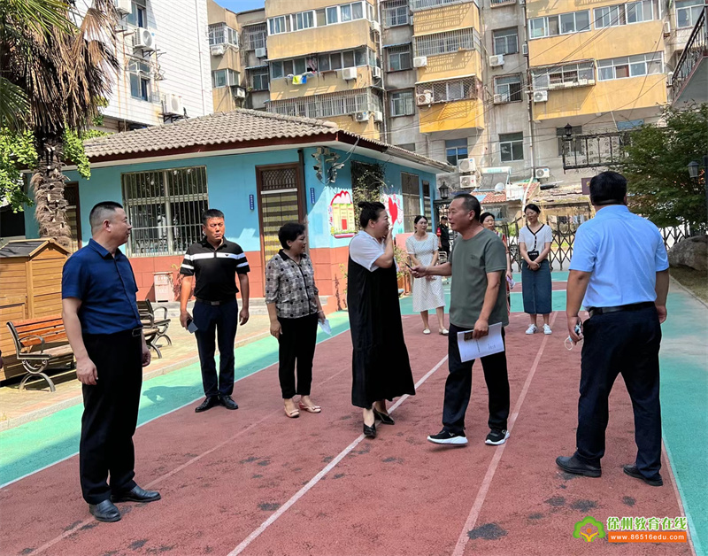 铜山区大彭镇中心幼儿园迎接食堂专项检查