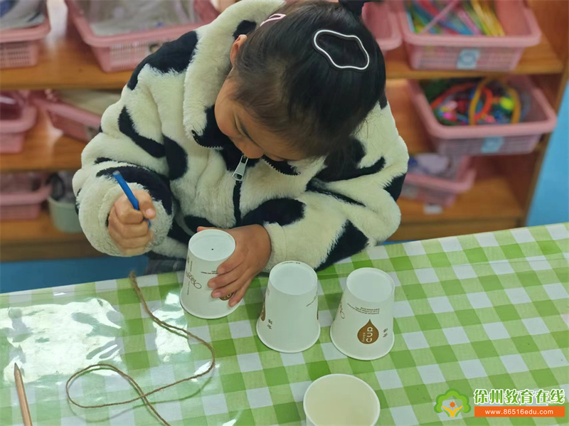 纸杯电话：连接童心与科学的奇妙桥梁——单集镇中心幼儿园大班科学制作活动