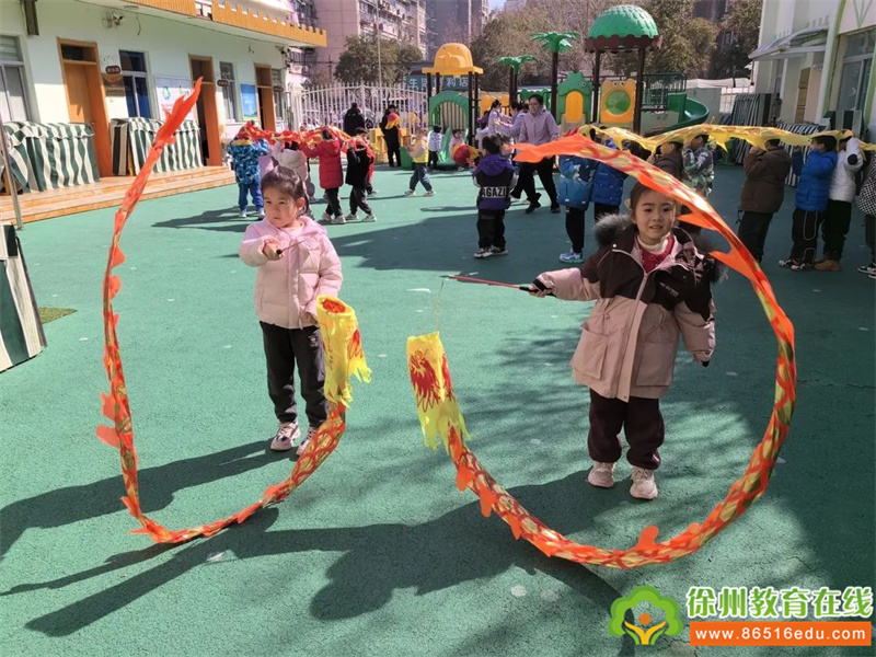 泉山区机关幼儿园：龙抬头 笑开颜