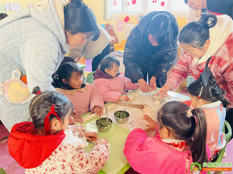 情暖冬天，聚“饺”新年——汴塘镇中心幼儿园包饺子活动