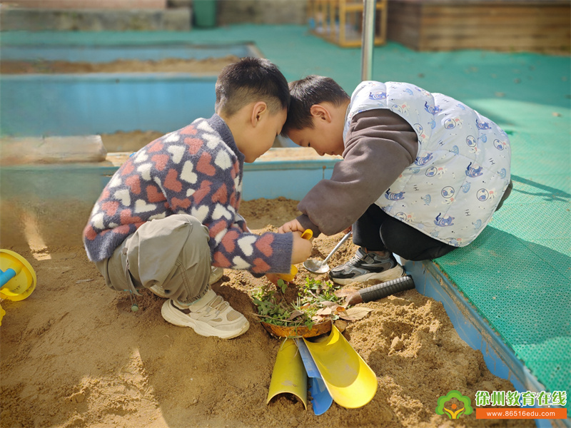 玩沙乐趣多：创意“做饭”体验——单集镇中心幼儿园大一班玩沙活动