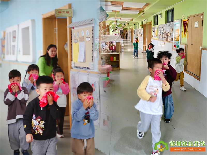 火灾无情，演练先行——一实幼开展秋季消防应急逃生疏散演练活动