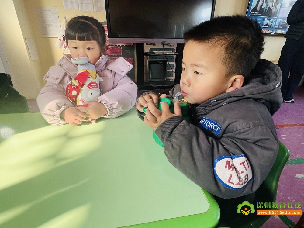 【贾汪区汴塘镇中心幼儿园——推进每月一事】喝水习惯完成技能活动