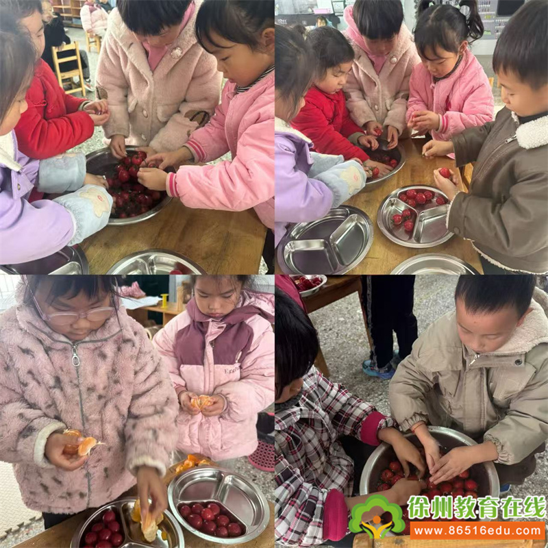 酸酸甜甜 冰糖葫芦——单集镇贺庄幼儿园大班食育活动