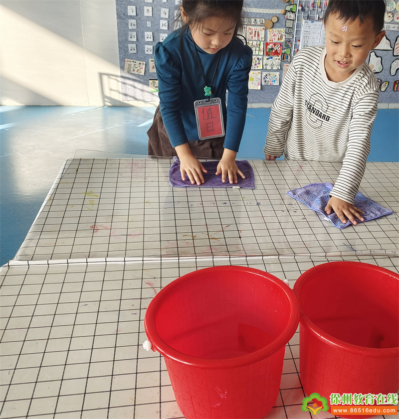 单集镇中心幼儿园：我是小小值日生