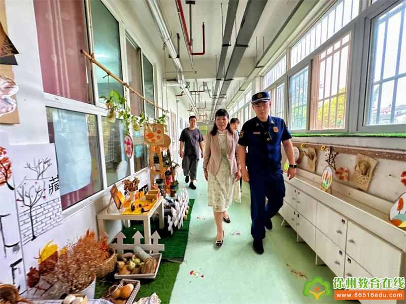 严把消防关，牢守安全线——潘塘教育幼儿园迎接消防安全检查